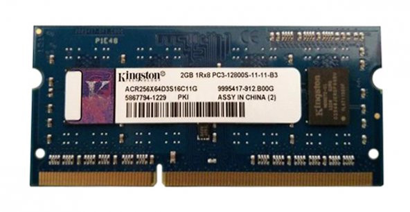 Kingston ACR512X64D3S16C11G PC3-12800S-11-11-F3 1600MHz 2Rx8 4 GB Ram