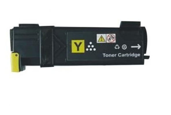 Xerox 6128 /Phaser 6128 Sarı Muadil Toner 2.500Syf - 1