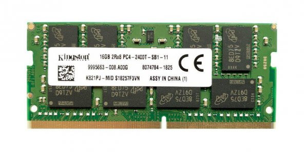 Kingston K821PJ-MID 16 GB DDR4 2400 MHz CL17 Notebook Ram