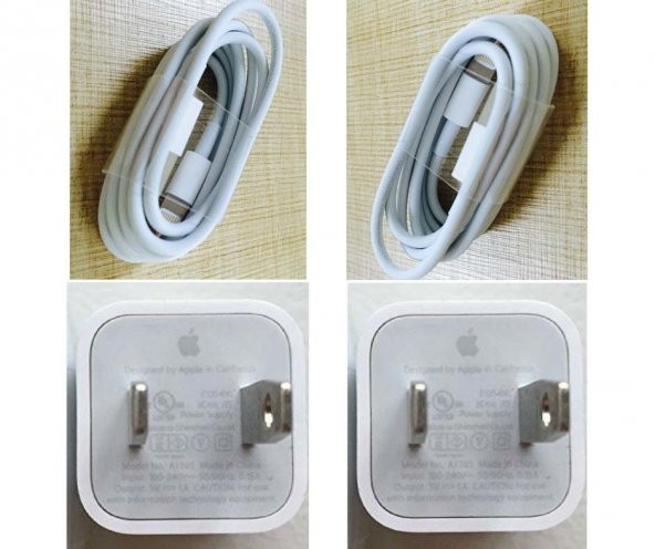 Apple A1385 Travel USB 5V Wall Charger for iPhone/iPad - White 2.EL