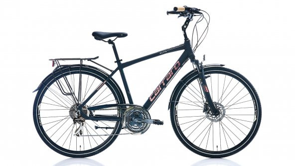 Carraro Elite 806 28" Jant 48 CM Kadro 24 Vites Hidrolik Fren Şehir Bisikleti Siyah Bakır ürün görseli 1