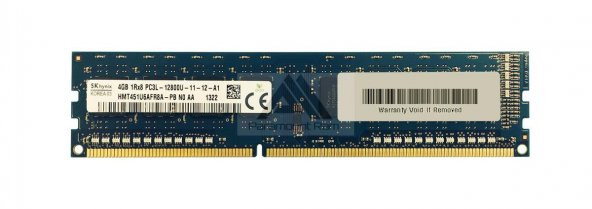 HYNIX 4GB 1600MHz HMT451U6AFR8A-PB PC3-12800 NON-ECC 1.35V UDIMM
