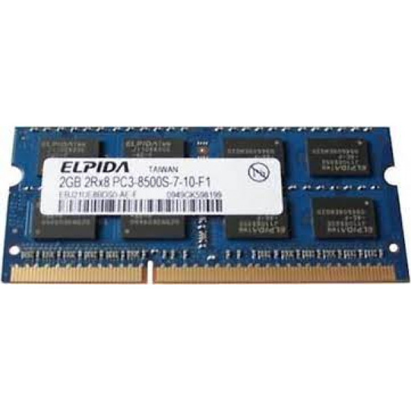 Elpida EBJ21UE8BDS0-AE-F 2 GB DDR3 1066 MHz CL7 Bellek