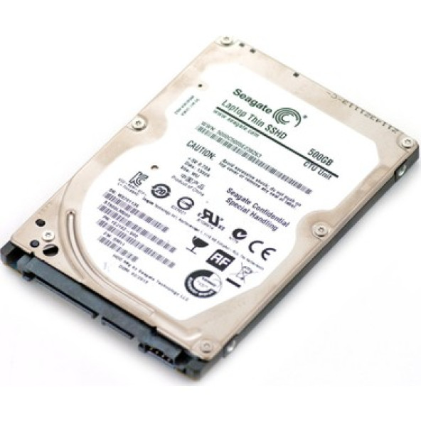 Seagate Laptop SSHD 500GB 2.5" 5400RPM + 8GB Hybrid SSD Sata 3.0 64Mb Notebook Disk (ST500LM000)