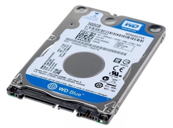 Western Digital WD5000LPCX Sata3 5400Rpm 32MB 2.5 inç 500GB Notebook HDD