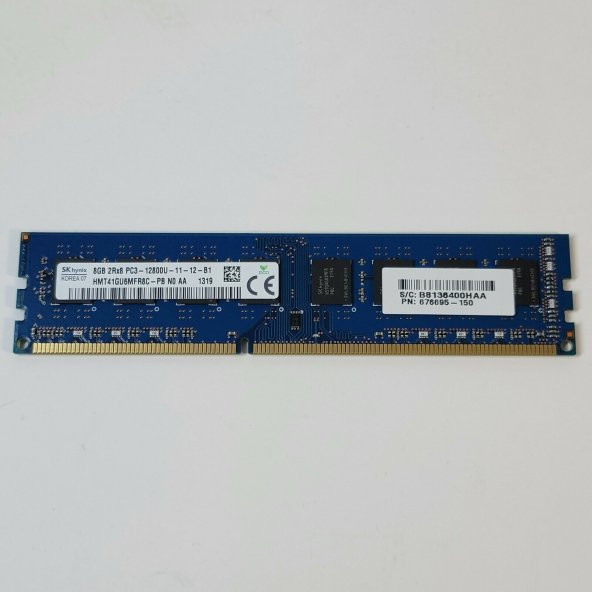 SK Hynix HMT41GU6MFR8C-PB 8 GB DDR3 1600 MHz CL11 Ram - 1