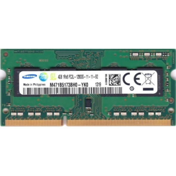 Samsung M471B5173BH0-YK0 4 GB DDR3 1600 MHz CL11 Notebook Ram - 1