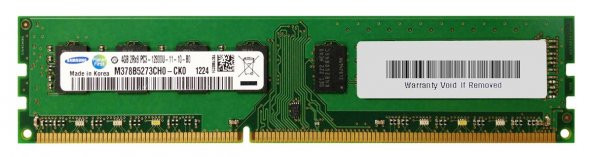 Samsung M378B5273CH0-CK0 4 GB DDR3 1600 MHz CL11 MASAÜSTÜ RAM