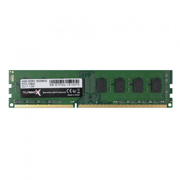 Turbox Race Lap X 4 GB DDR3 1600 MHz CL11 Ram