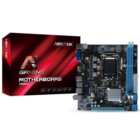 Arktek AK-H81TM Intel H81 1600 MHz DDR3 Soket 1150 mATX Anakart