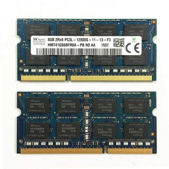 Hynix HMT41GS6AFR8A-PB 8 GB DDR3 1600 MHz CL11 Notebook Ram - 2