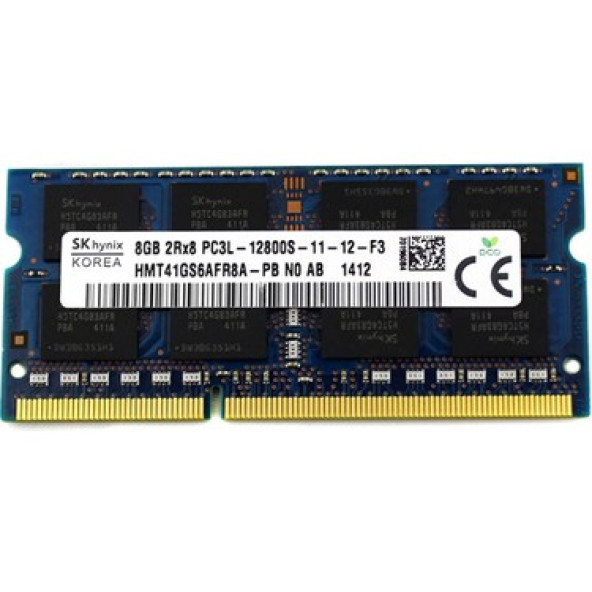 Hynix HMT41GS6AFR8A-PB 8 GB DDR3 1600 MHz CL11 Notebook Ram - 3