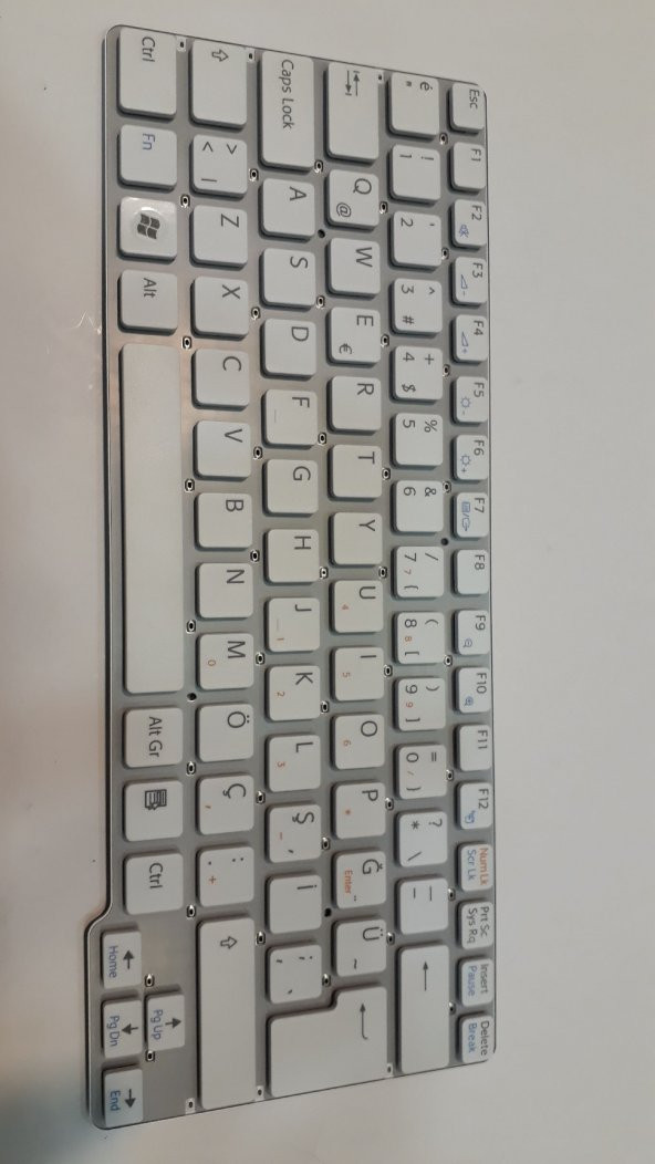 Sony Vaiovgncw Vgn-Cw Q Türkçe Beyaz Klavye - 1