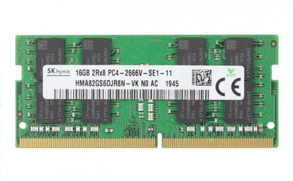 SK Hynix HMA82GS6DJR8N-VK 16 GB PC4-21300 DDR4 2666 MHz CL19 Laptop Ram