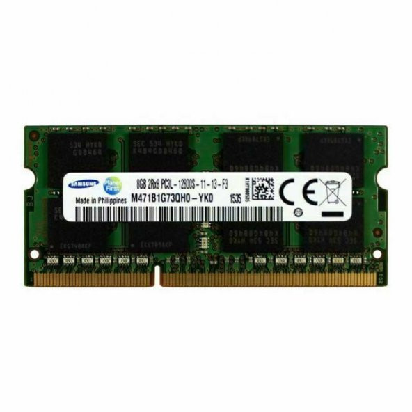 Samsung M471B1G73QH0-YK0 8 GB DDR3 1600 MHz PC3L C11 Notebook Ram - 1