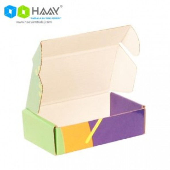 HAAY AMBALAJ 14x8x4cm Ofset Desenli Kutu - Yeşil ( 10 ADET) - 2