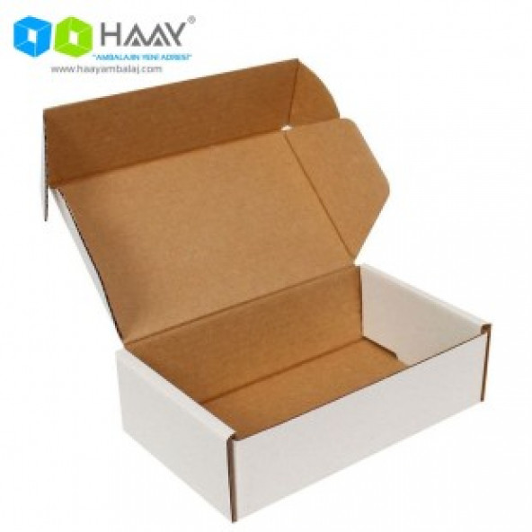 HAAY AMBALAJ 14x8x4cm Kilitli Kutu - Beyaz ( 10 ADET)