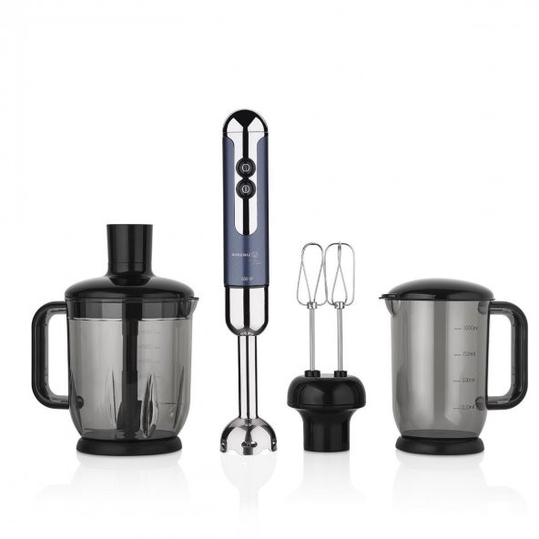 Korkmaz A447-13 Mia Mega Blender Set Azura/Krom