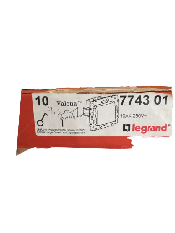 Legrand Valena 774301 Anahtar Krem (Bej) (Çerçeve Dahil) - 4