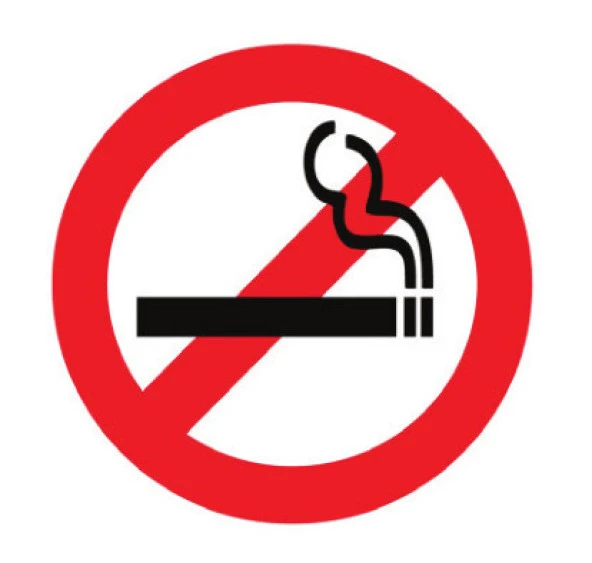 Sigara İçilmez Çıkartması 11cm ürün görseli 1