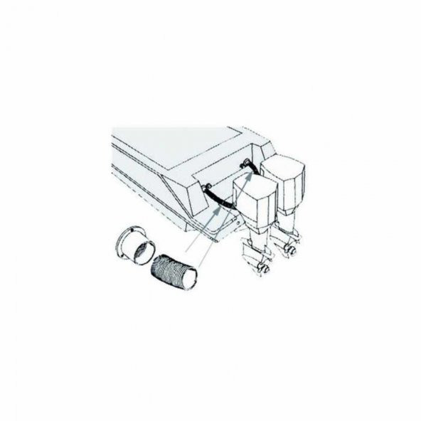 R/C Telleri için Esnek PVC Montaj Spirali - 2