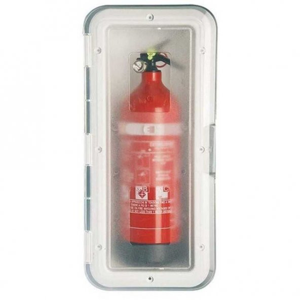 Şeffaf Kapaklı Yangın Söndürücü Yuvası (2 Kg Tüp İçin)