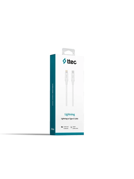 ttec USB-C - Lightning Hızlı Şarj Kablosu 150cm - 4