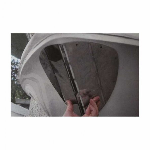 Baş Koruma Plakası Paslanmaz Çelik - Resim 2