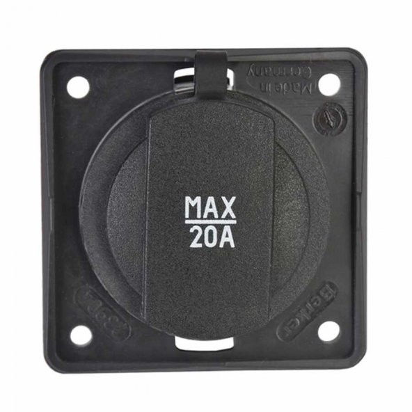 Berker Çakmak Prizi 56x56 mm - Resim 2