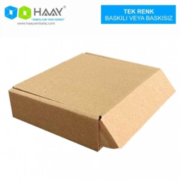 HAAY AMBALAJ 12x10x3cm Kilitli Kutu - Kraft ( 15 ADET) - 2