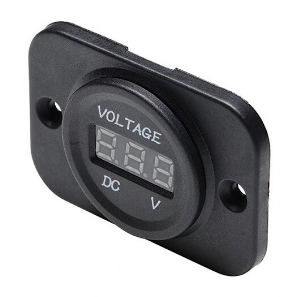 Dijital Voltmetre Göstergesi Siyah 5-30V