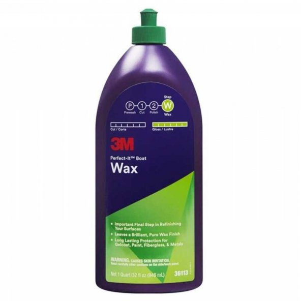 3M Boat Wax 36113E Tekne Cilası 946mL