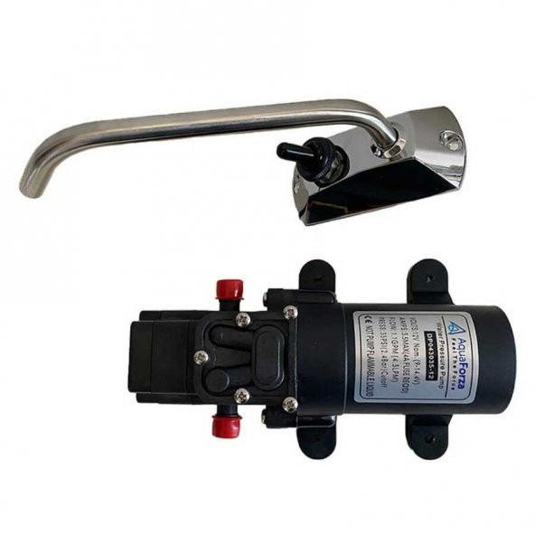 AquaForza Musluklu Hidrofor 4.3 L/dk, 35psi, 12V - 2