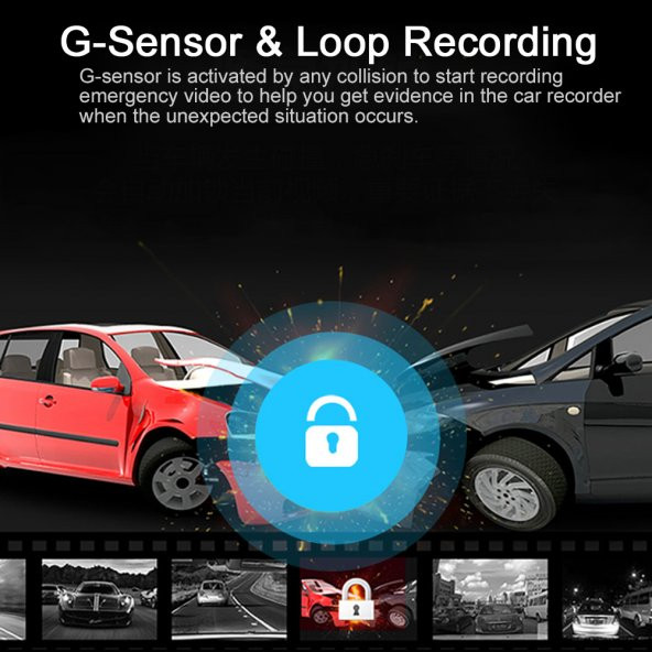 Dokunmatik dvr -geri görüş kamerası / GUPR97 - Resim 3