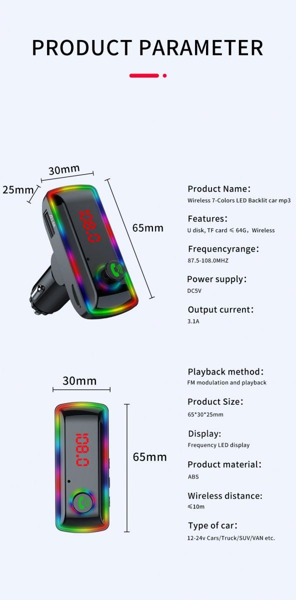Multimedia araç kit type-c uzun model / ICCA107 - Resim 5