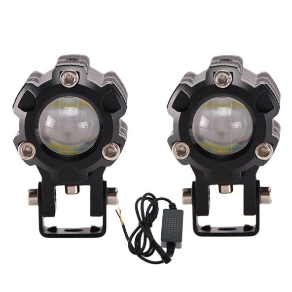 Offroad sis lambası beyaz-sarı (6.5 cm x 4.5cm 6.5cm  )  10w 12-80v set / LASS347 - Resim 5