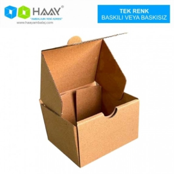 HAAY AMBALAJ 9x7,5x5,5cm Kutu - Kraft ( 10 ADET) - 2