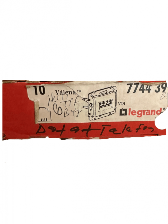 Legrand Valena 774439 RJ11 Telefon Girişi 2li Beyaz (Çerçeve Dahil) (3 Adet) - Resim 4