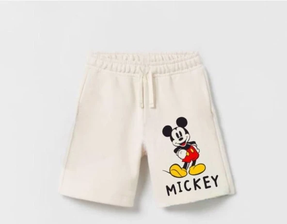 livaliva 2115 %100 Pamuklu Erkek Çocuk Baskılı Şort Takım - Resim 3