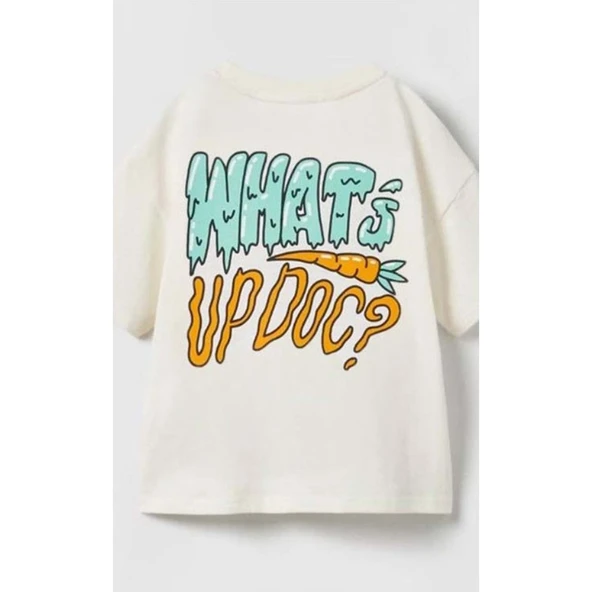 livaliva 3945 %100 Pamuklu Çocuk Baskılı Şort Takım - Resim 4