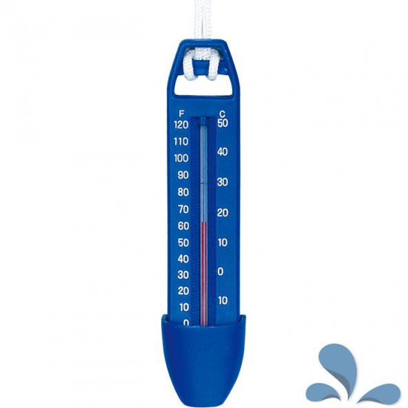 Pina İpli Havuz Termometresi - Mavi Plastik