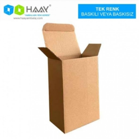 HAAY AMBALAJ 7,5x5,5x12 Cm Küçük Kraft Ürün Kutusu  ( 15 ADET)