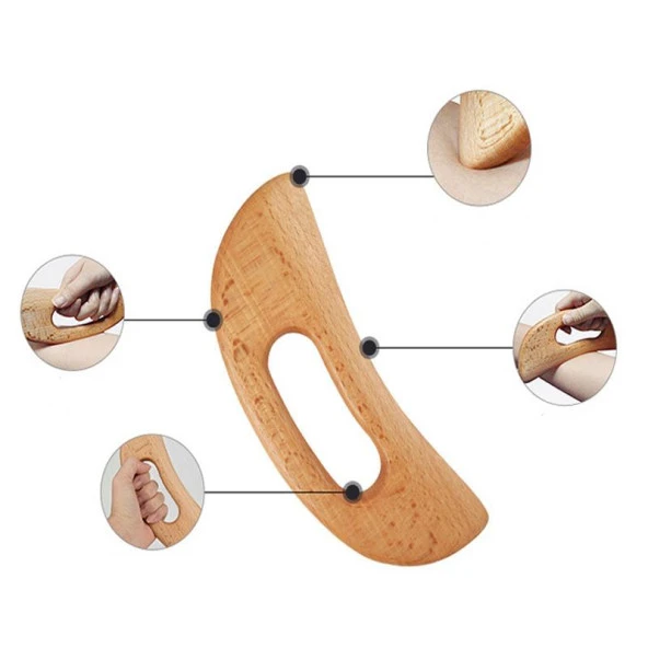 Ahşap Masaj Aleti , Madero Terapi Ahşap Graston Tekniği - 4