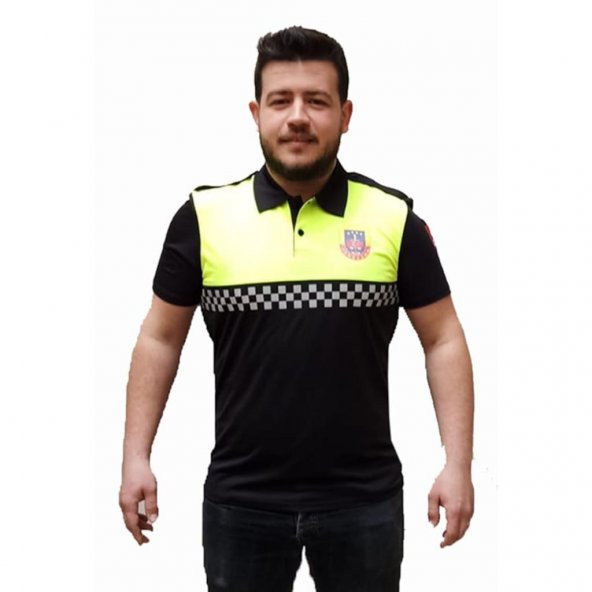 Jandarma Trafik Yeni Model Tişört Sarı & Siyah Renk (536150463) - 1