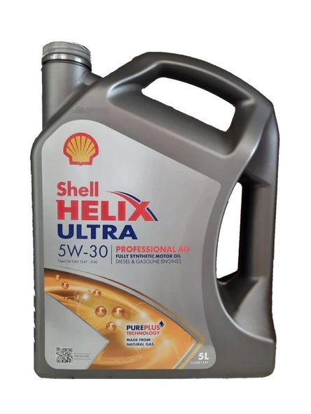 SHELL HELİX ULTRA PRO AG 5W30 - 5 LİTRE DEXOS2-C3 DPF ONAYLI - 6