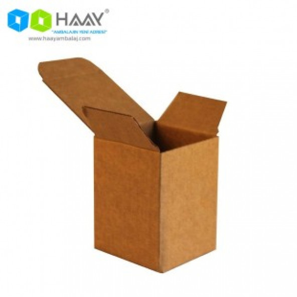 HAAY AMBALAJ 5x5x5cm Kutu - Kraft ( 20 ADET)