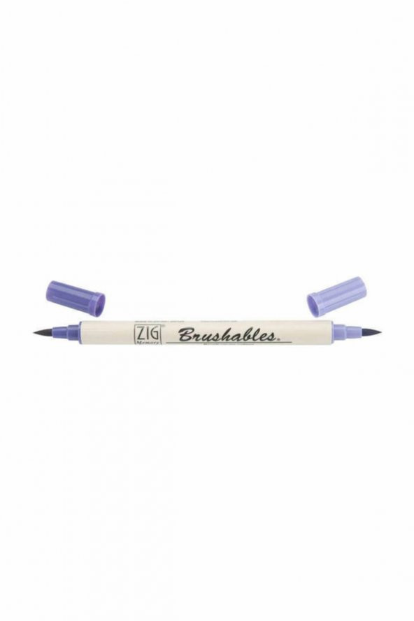 Zig Brushables 2 Renk Tonu Fırça Uçlu Marker Kalem 080 Pure Violet