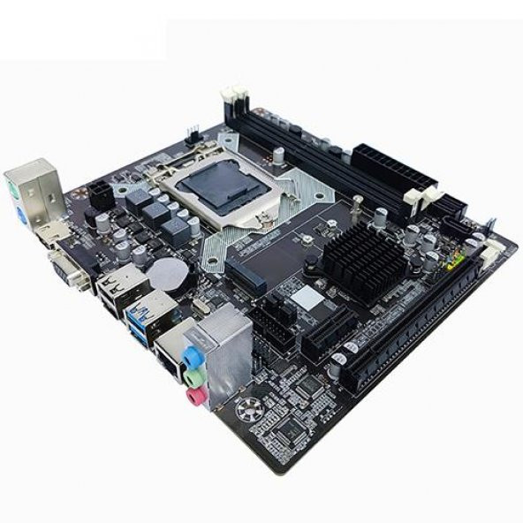 Izoly H81 Sata Ddr3 1600MHz Usb 2.0 Vga Hdmi Ses Lan 1150P 4.Gen Kutusuz Anakart - 2