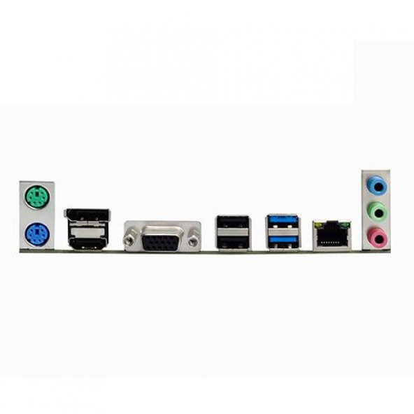 Izoly H81 Sata Ddr3 1600MHz Usb 2.0 Vga Hdmi Ses Lan 1150P 4.Gen Kutusuz Anakart - 3