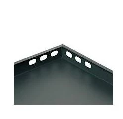 5 Katlı Siyah Çelik Raf - Depo, Arşiv, Kiler, Dosya, Market Rafı  31x93 cm 150 cm 0.70 mm - Resim 3